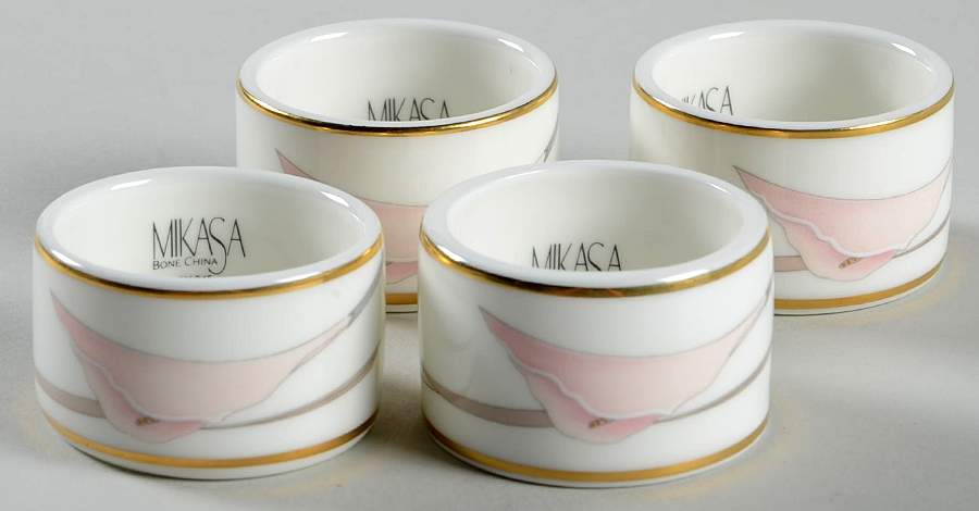 Bellamy Napkin Ring - Set of 4 by Mikasa-1