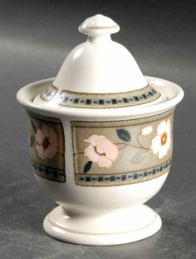 Belmont Sugar Bowl & Lid by Mikasa-1
