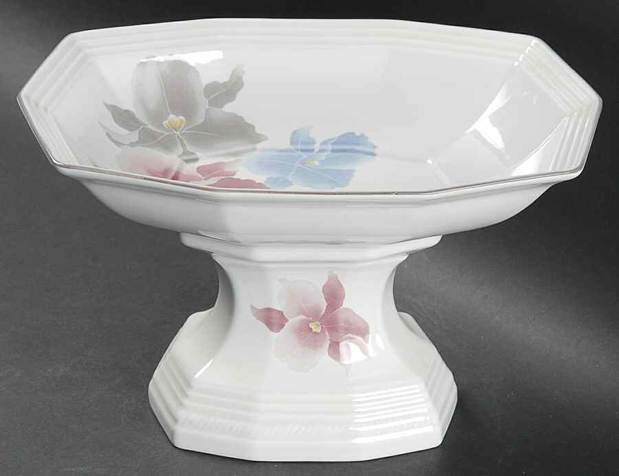 Beau Monde Oval Compote (Height X Length) by Mikasa-1