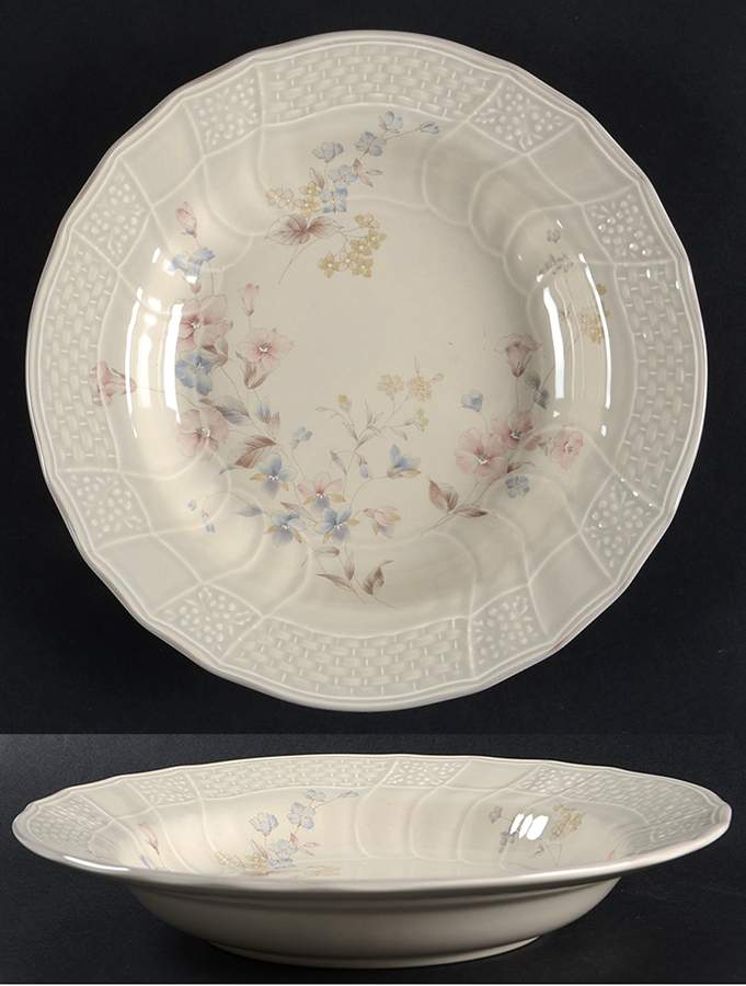 Bella Maria Large Rim Soup Bowl by Mikasa-1