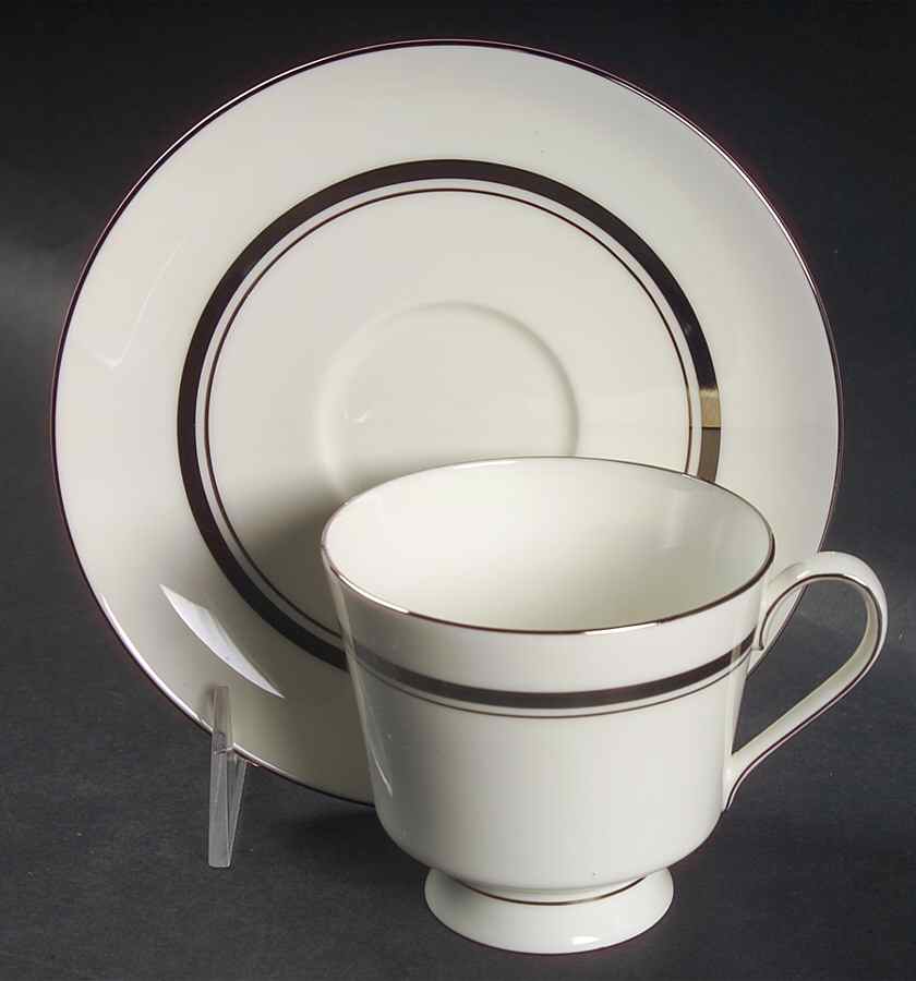 Bennington Footed Cup & Saucer Set by Mikasa-1