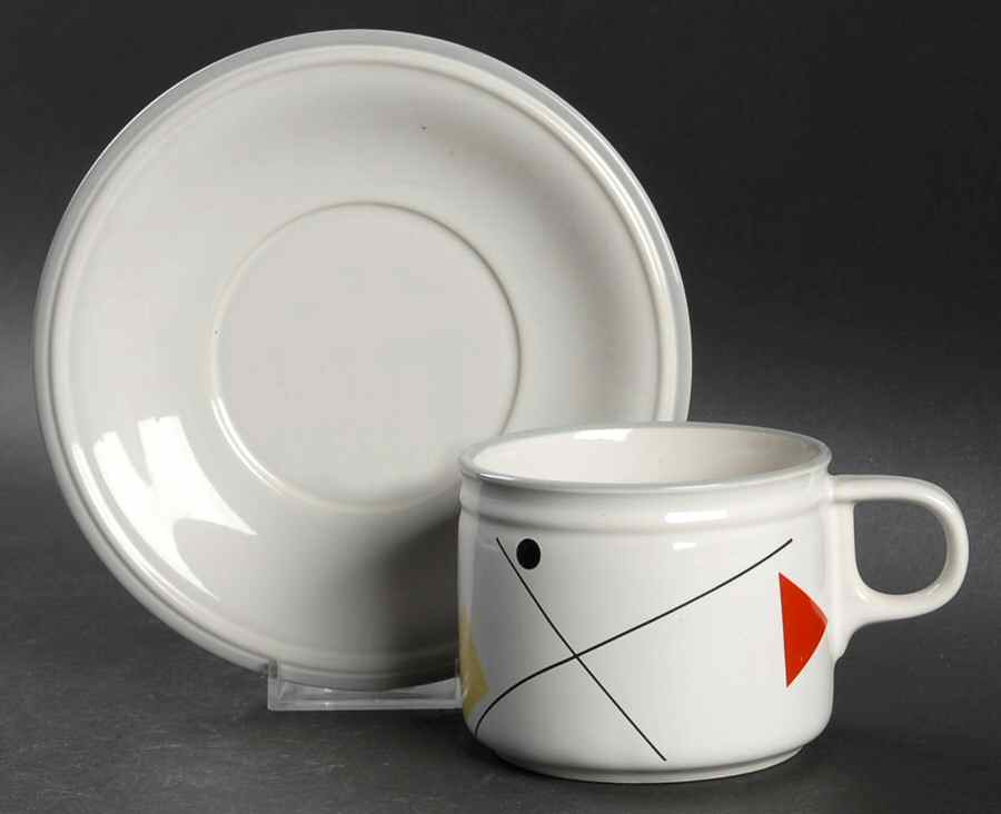 Beach Party Flat Cup & Saucer Set by Mikasa-1