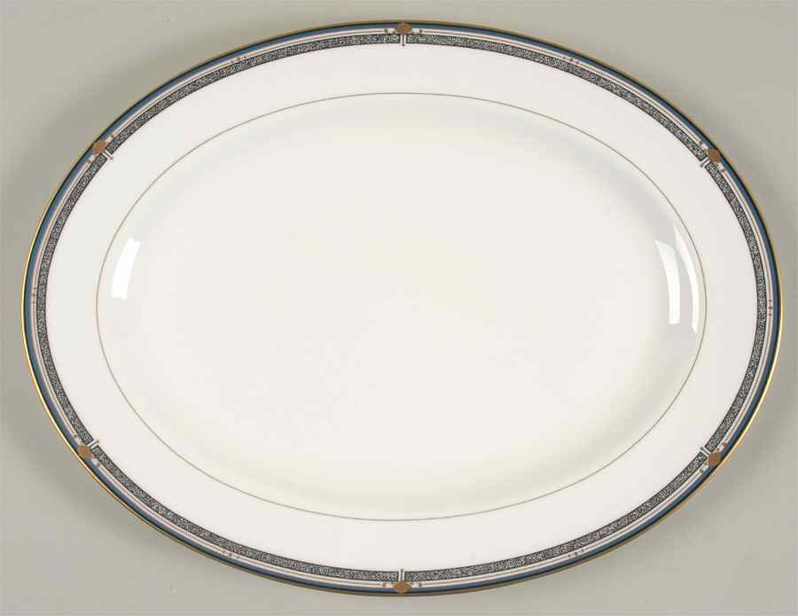 Beekman Place 14" Oval Serving Platter by Mikasa-1