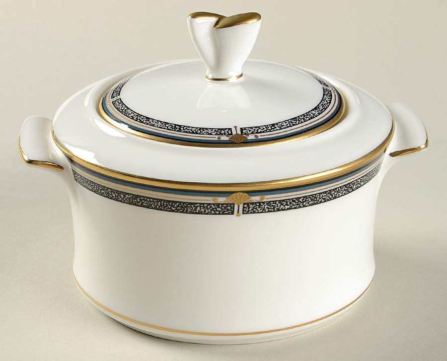 Beekman Place Sugar Bowl & Lid by Mikasa-1