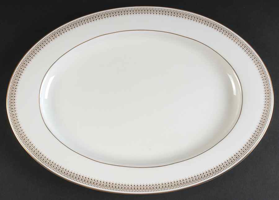 Berkshire 15" Oval Serving Platter by Mikasa-1