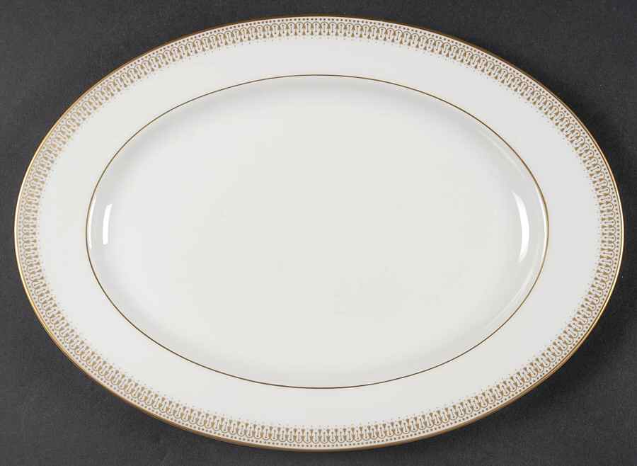 Berkshire 12" Oval Serving Platter by Mikasa-1