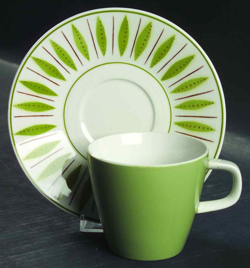 Bermuda Flat Cup & Saucer Set by Mikasa-1