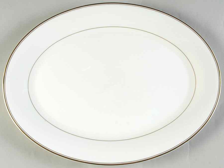 Biltmore Gold 14" Oval Serving Platter by Mikasa-1