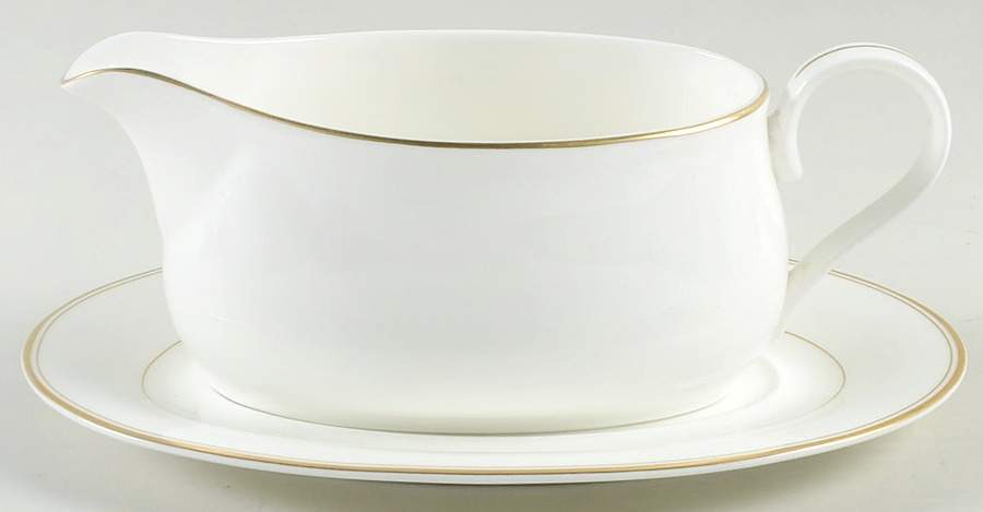 Biltmore Gold Gravy Boat & Underplate by Mikasa-1