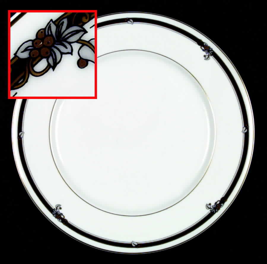 Bijou Dinner Plate by Mikasa-1