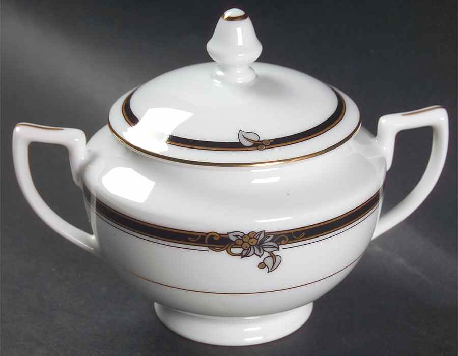 Bijou Sugar Bowl & Lid by Mikasa-1