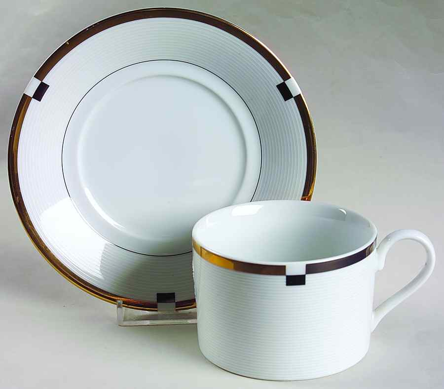 Bijoux Flat Cup & Saucer Set by Mikasa-1