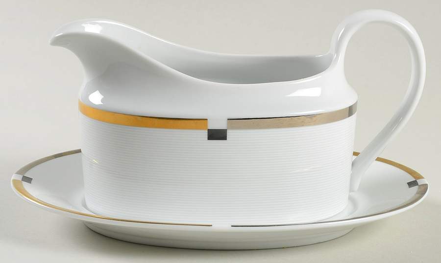 Bijoux Gravy Boat & Underplate by Mikasa-1