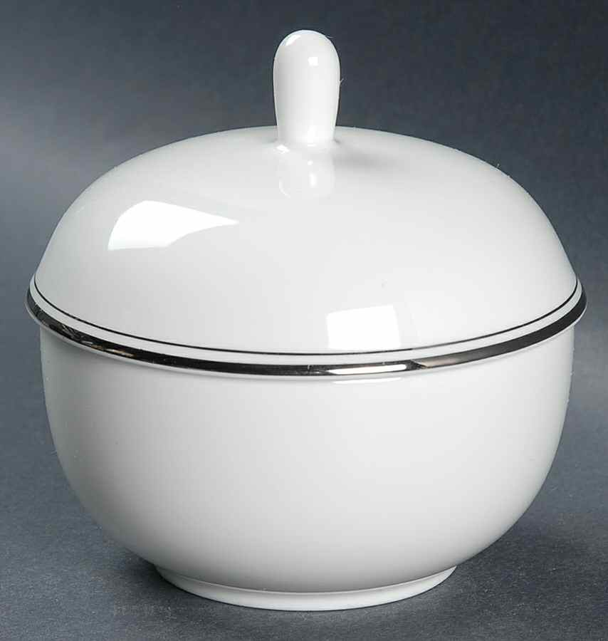 Biltmore Platinum Sugar Bowl & Lid by Mikasa-1
