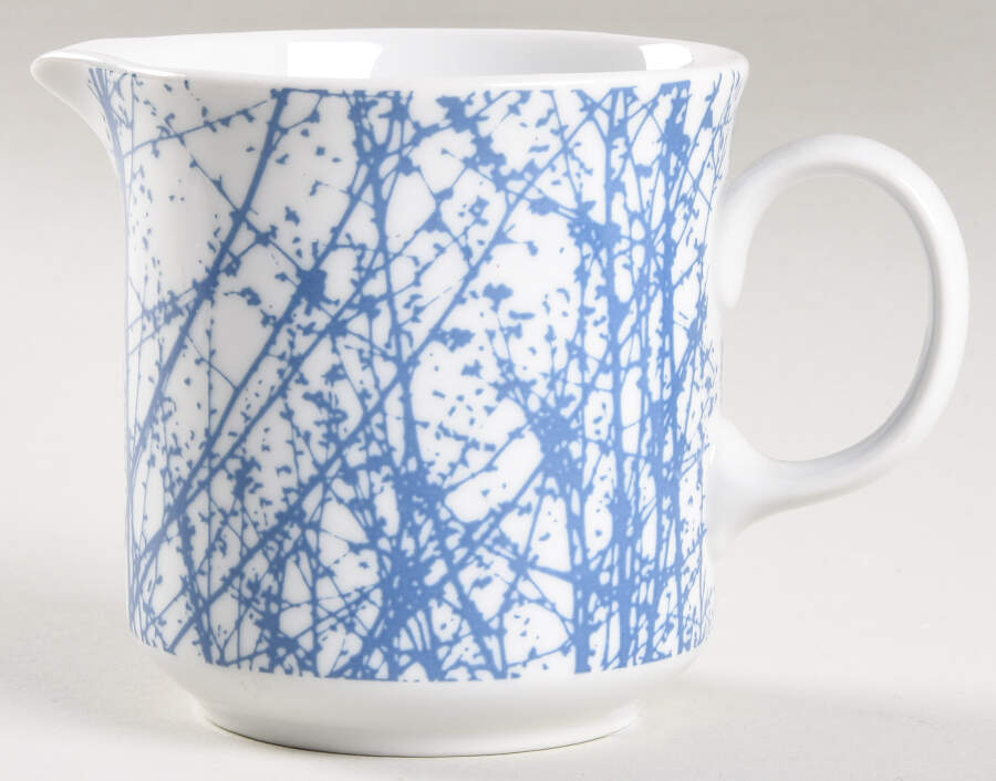 Birches Blue Creamer by Mikasa-1