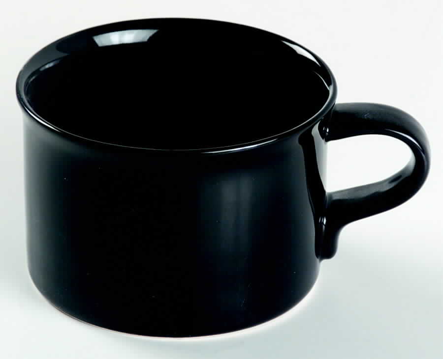 Black Flat Cup by Mikasa-1
