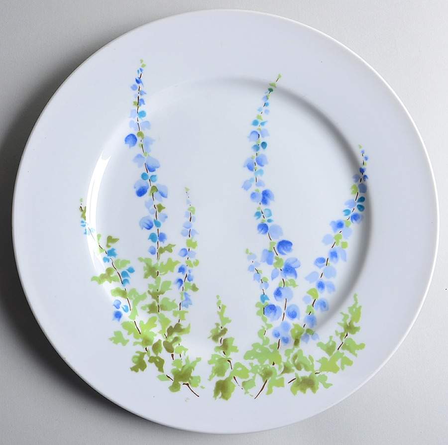 Blue Bells 12" Chop Plate (Round Platter) by Mikasa-1