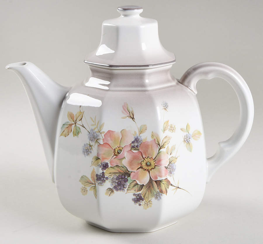 Black Berries Coffee Pot & Lid by Mikasa-1