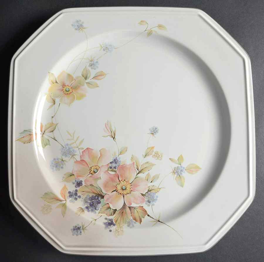 Black Berries 12" Chop Plate (Round Platter) by Mikasa-1