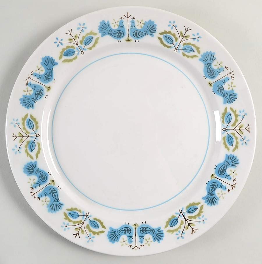 Blue Bird 12" Chop Plate (Round Platter) by Mikasa-1