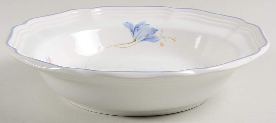 Blue Bouquet Rim Soup Bowl by Mikasa-1