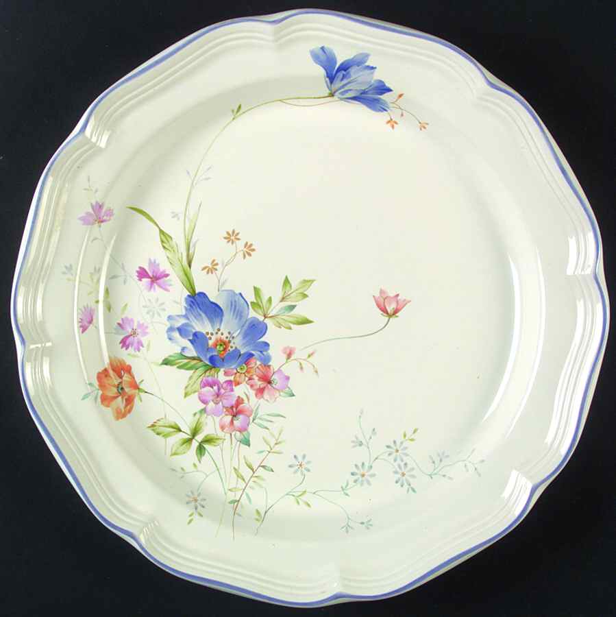Blue Bouquet 12" Chop Plate (Round Platter) by Mikasa-1