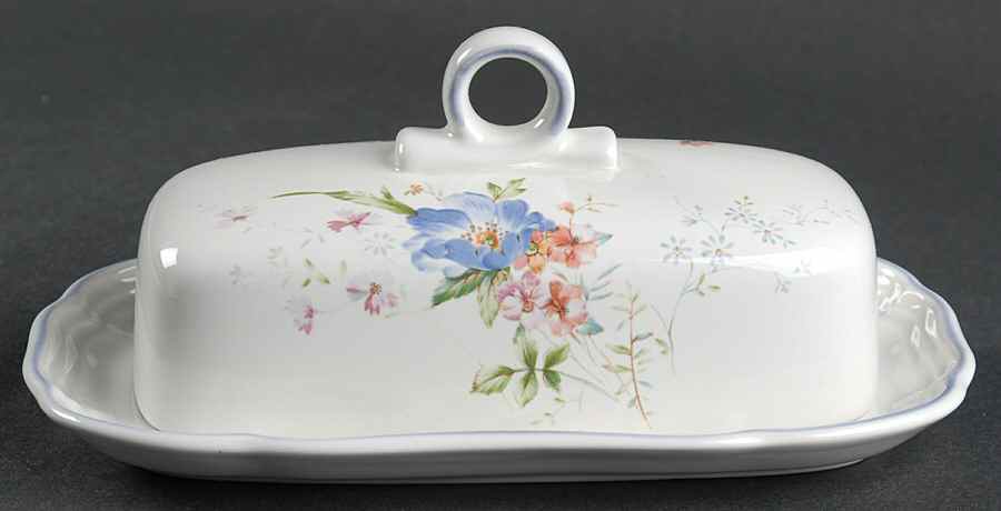 Blue Bouquet 1/4 Lb Covered Butter by Mikasa-1