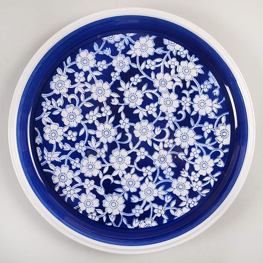 Blue Bonnet 12" Chop Plate (Round Platter) by Mikasa-1