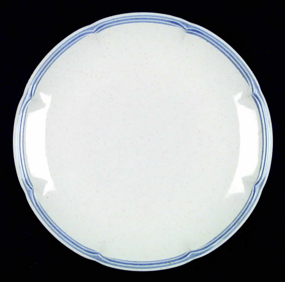 Blue Crest Blue Dinner Plate by Mikasa-1