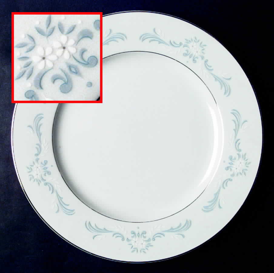 Blue Cascade Dinner Plate by Mikasa-1