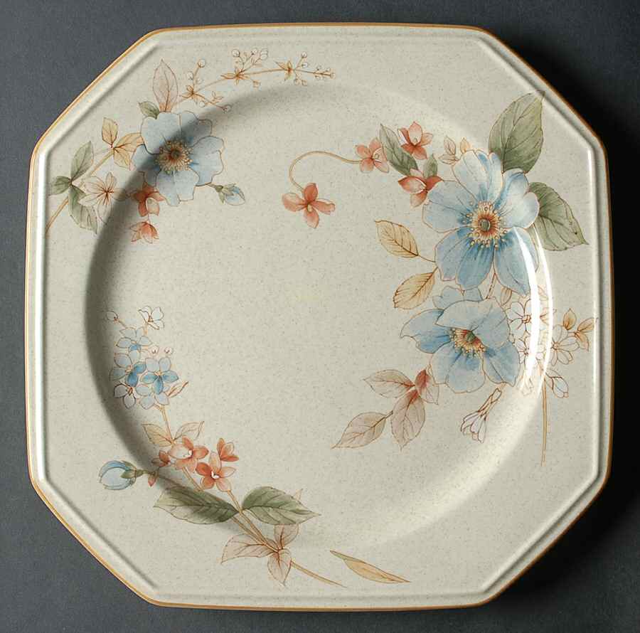 Blue Clematis 12" Chop Plate (Round Platter) by Mikasa-1