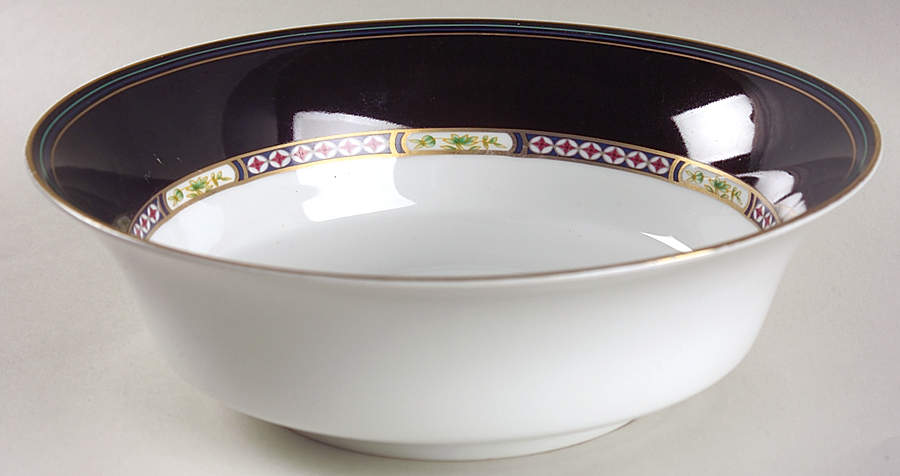 Black Diamond 9" Round Vegetable Bowl by Mikasa-1