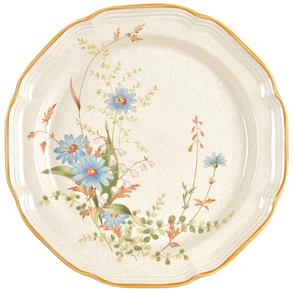 Blue Daisies Dinner Plate by Mikasa-1