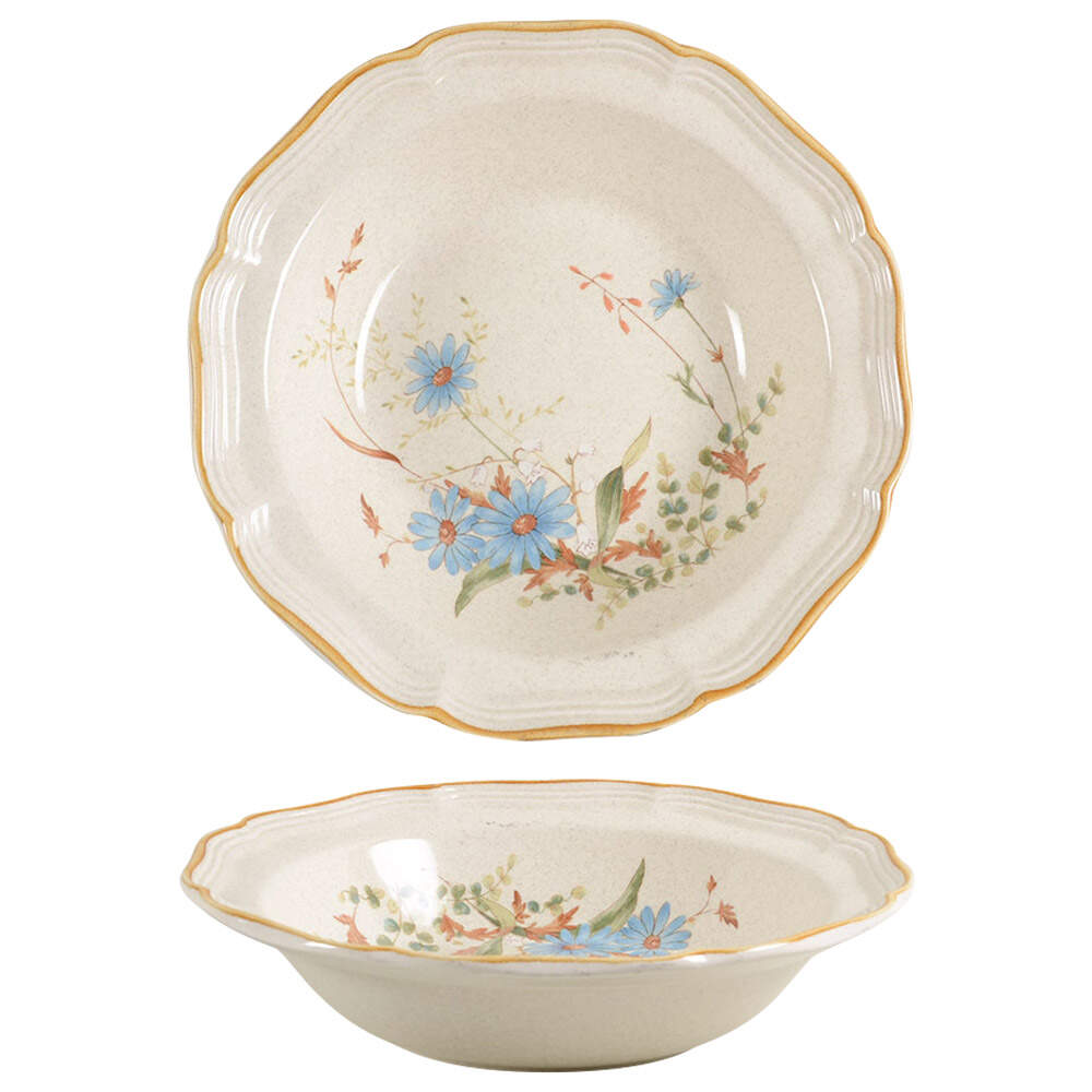 Blue Daisies 9" Round Vegetable Bowl by Mikasa-1