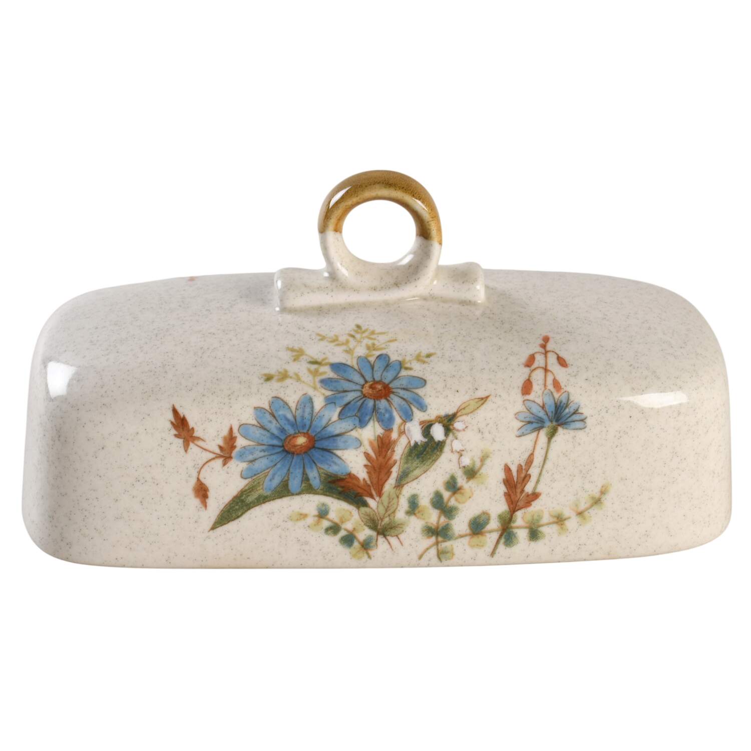 Blue Daisies Lid for 1/4 Lb Butter by Mikasa-1