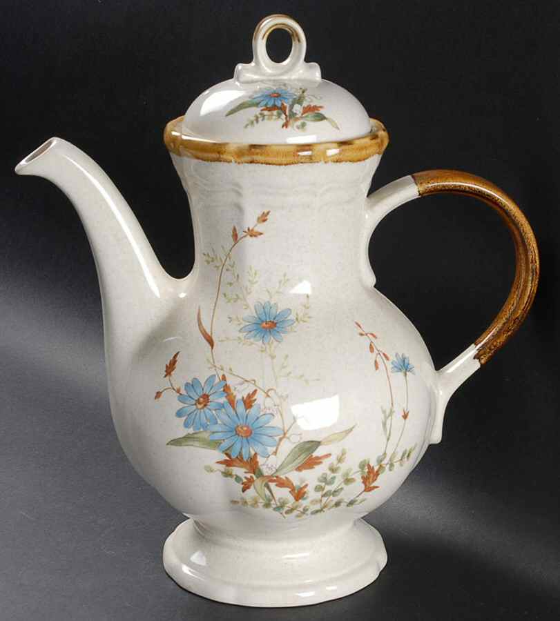 Blue Daisies Coffee Pot & Lid by Mikasa-1