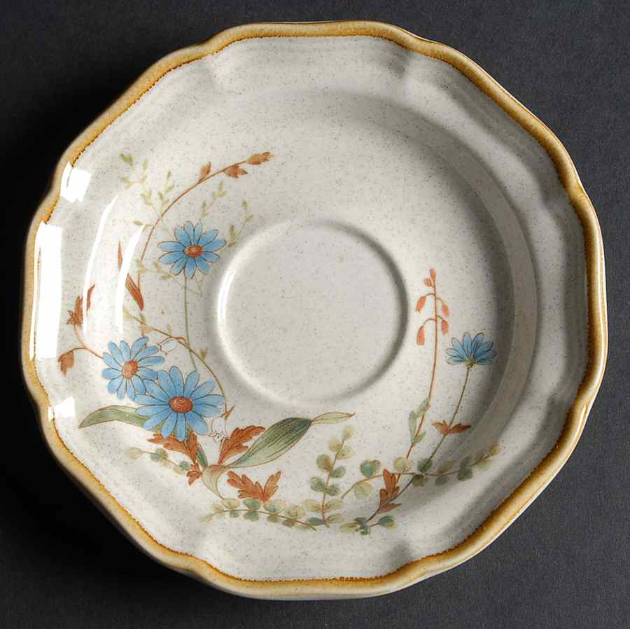 Blue Daisies Saucer by Mikasa-1