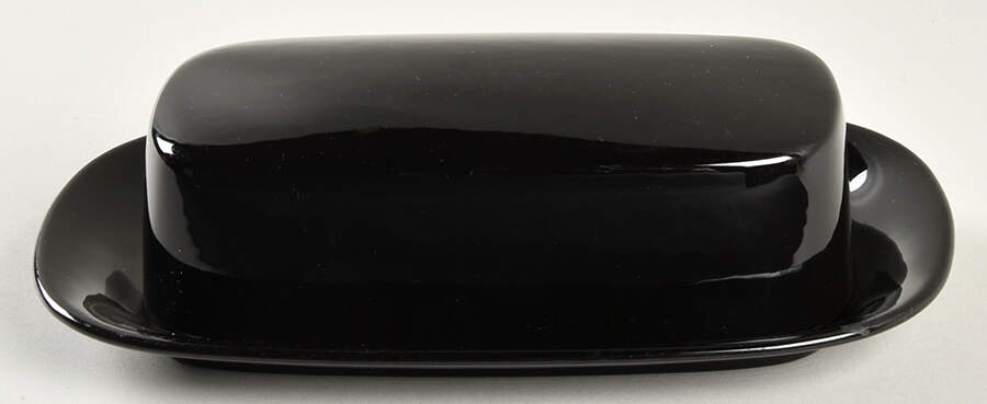 Black Diamond (All Black) 1/4 Lb Covered Butter by Mikasa-1