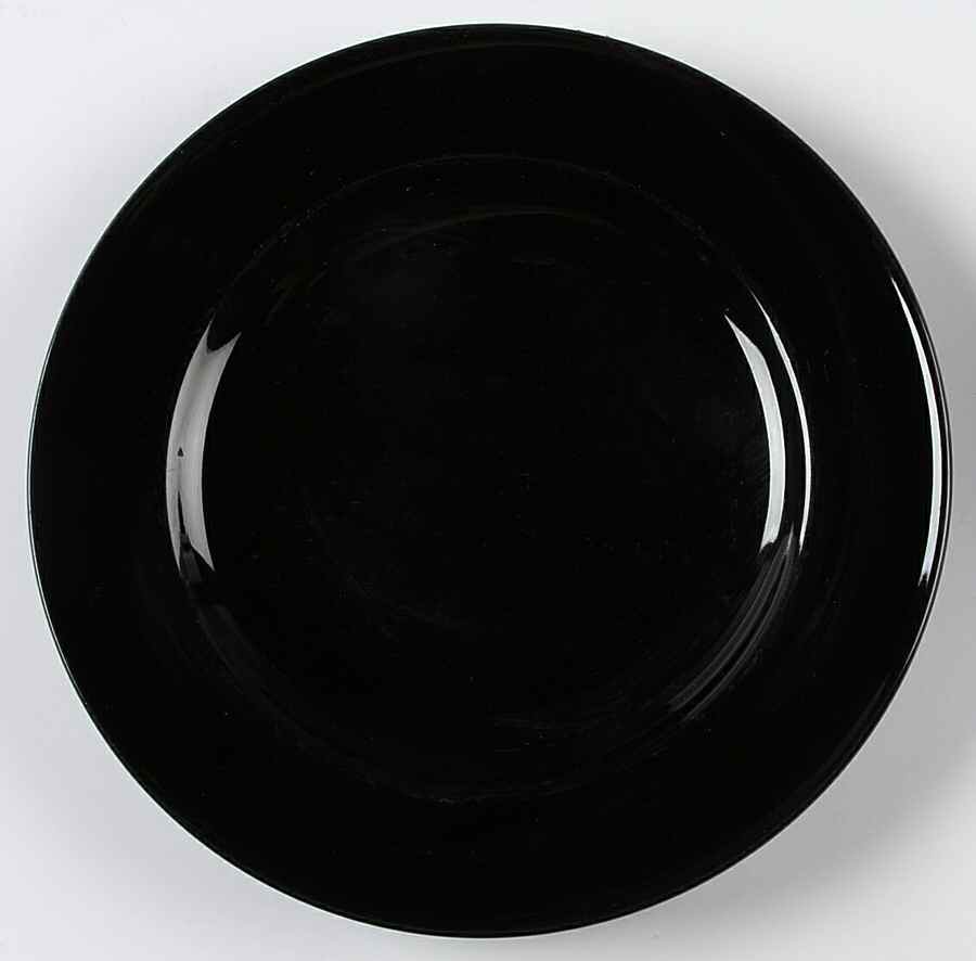 Black Diamond (All Black) Salad Plate by Mikasa-1
