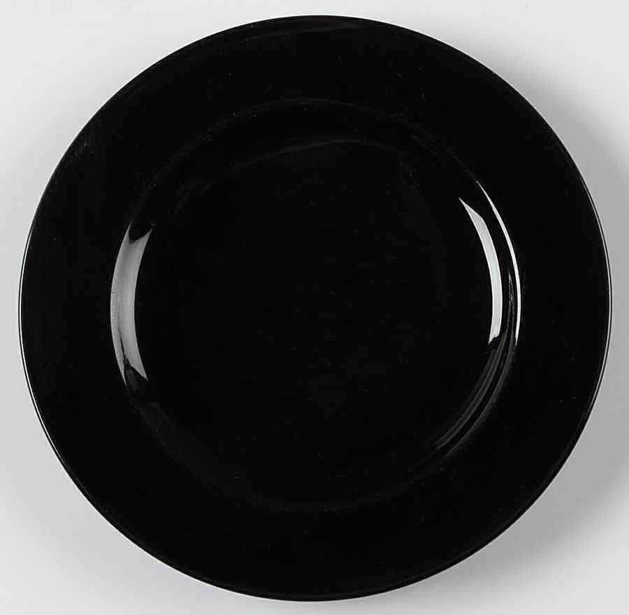 Black Diamond (All Black) Bread & Butter Plate by Mikasa-1