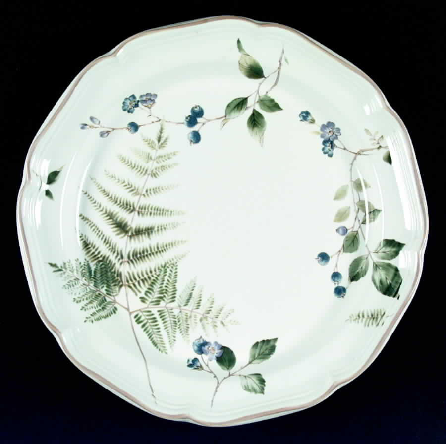 Blueberry Fern Dinner Plate by Mikasa-1