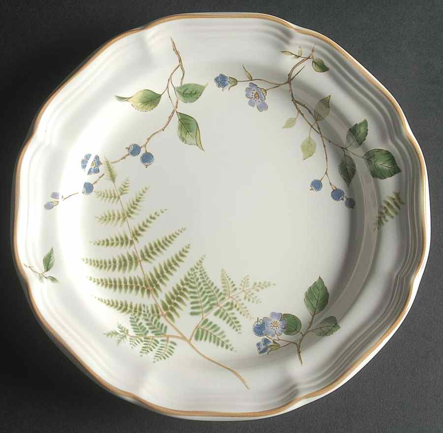 Blueberry Fern Salad Plate by Mikasa-1