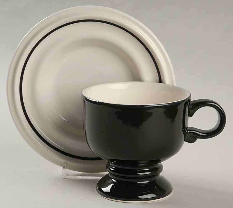 Black Forest Footed Cup & Saucer Set by Mikasa-1