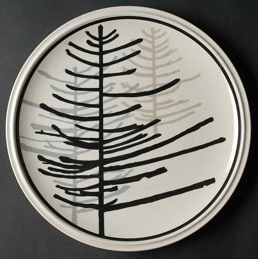 Black Forest 12" Chop Plate (Round Platter) by Mikasa-1