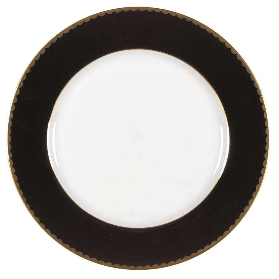 Black Granite (Black Border) Dinner Plate by Mikasa-1