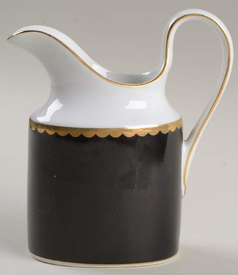 Black Granite (Black Border) Creamer by Mikasa-1