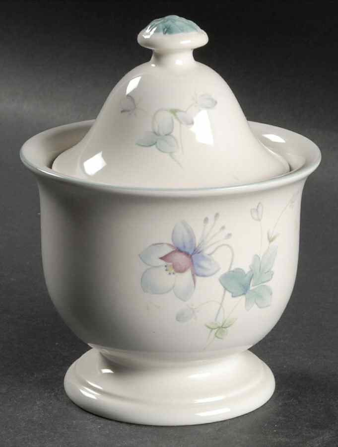 Blue Garden Sugar Bowl & Lid by Mikasa-1