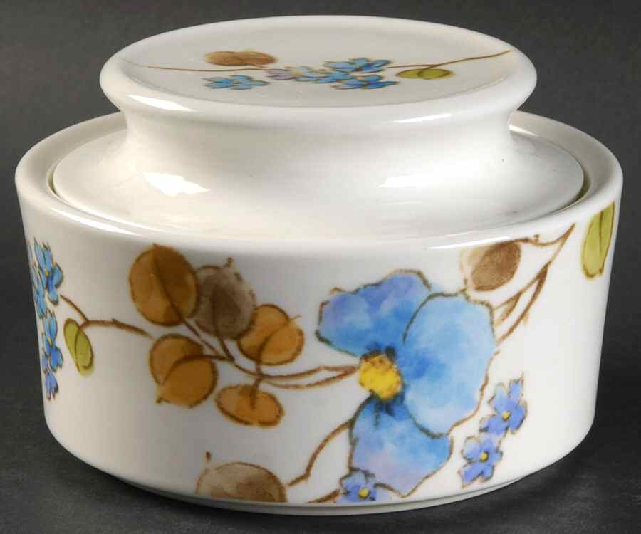 Blue Ginger Sugar Bowl & Lid by Mikasa-1