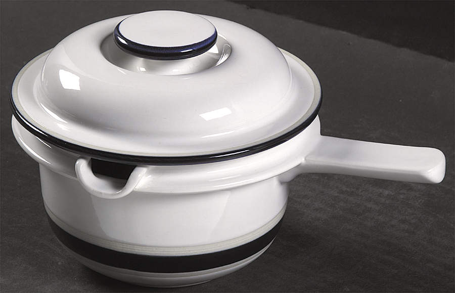 Blue Glow Gravy Boat & Lid by Mikasa-1