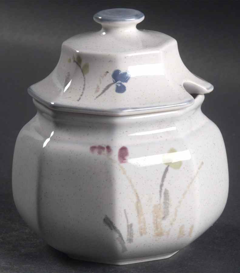 Blue Grass Sugar Bowl & Lid by Mikasa-1